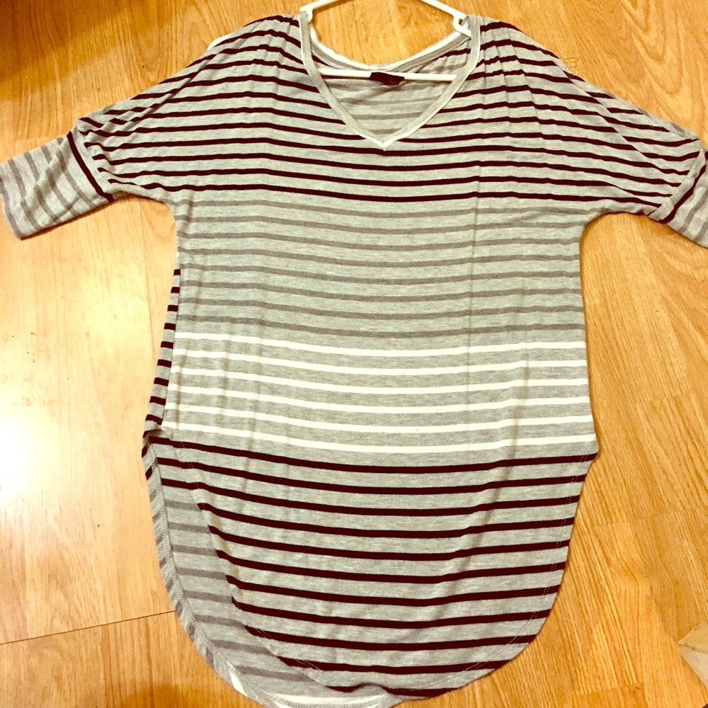 Striped Lounge Shirt Sz Small